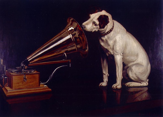 His masters voice larger
